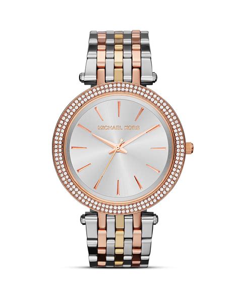 michael kors darci watch tri tone|Michael Kors Darci Three.